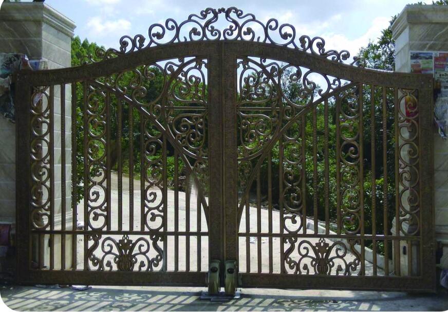 八字開(kāi)平開(kāi)門電機(jī)工程案例